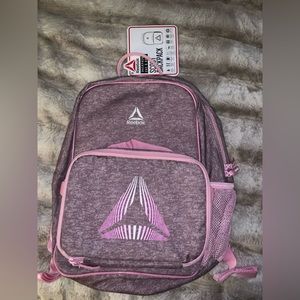 Reebok scout backpack with detachable lunchbox